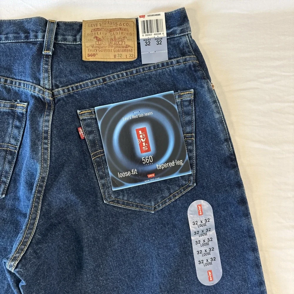 NWT Levi's Jeans‎ 560 Loose Fit Size 32x32 Deadstock VTG 90's Y2K
